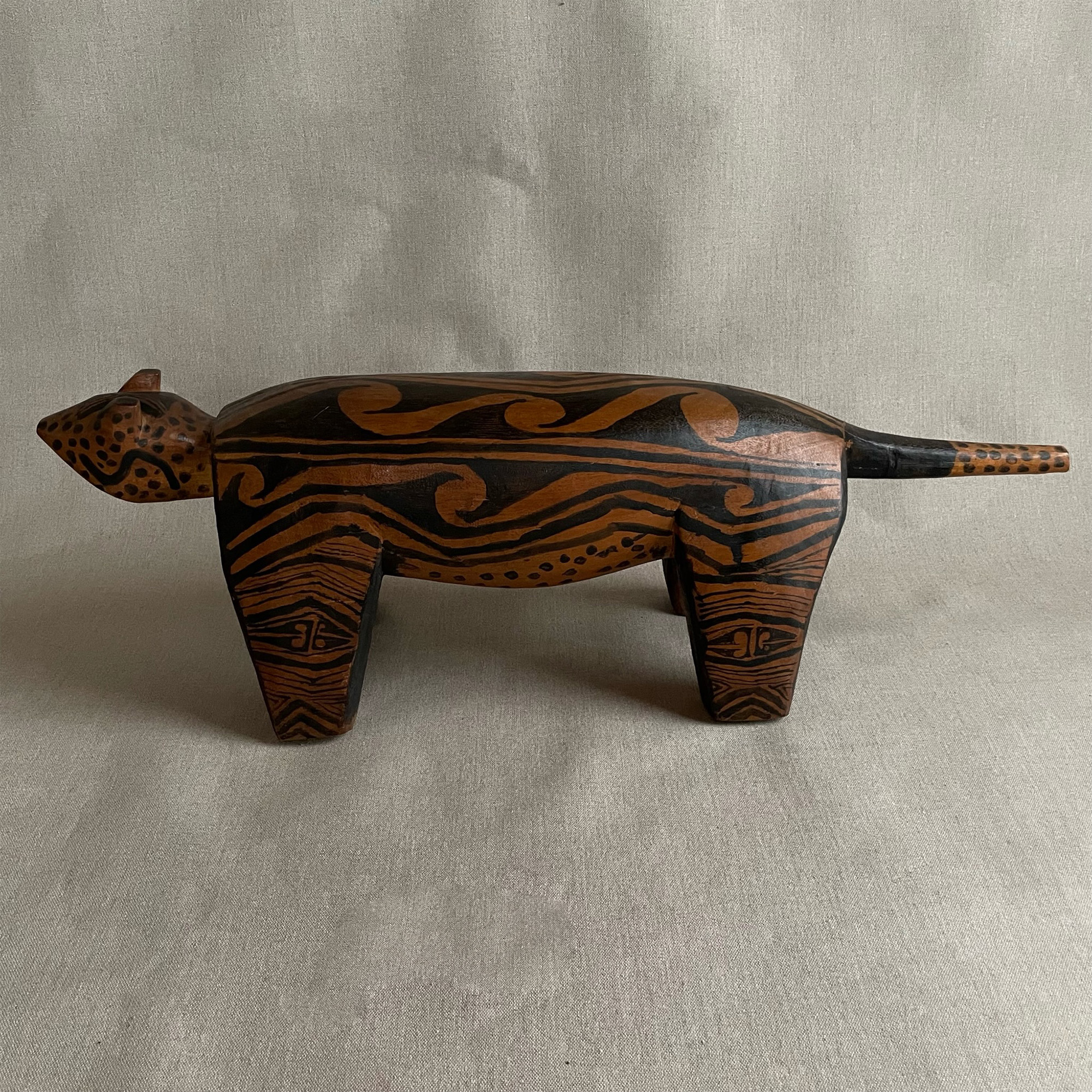 アマゾン シングー ジュルーナ族 タラジョ_JURUNAS TARAJO / ヒョウ_Leopard